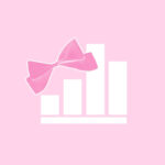 Numbers free pink bow app icons