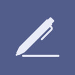 Pages free navy blue app icons