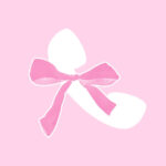 Phone free pink bow app icons