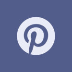 Pinterest free navy blue app icons