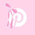 Pinterest free pink bow app icons