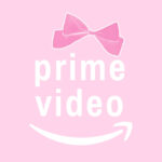 Prime Video free pink bow app icons