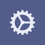 Settings free navy blue app icons