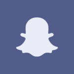 Snapchat free navy blue app icons