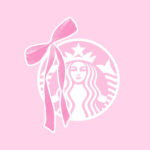 Starbucks free pink bow app icons