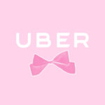 Uber free pink bow app icons
