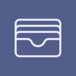 Wallet free navy blue app icons