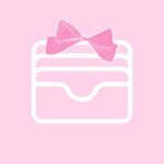 Wallet free pink bow app icons