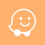 Waze free orange app icons