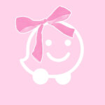 Waze free pink bow app icons