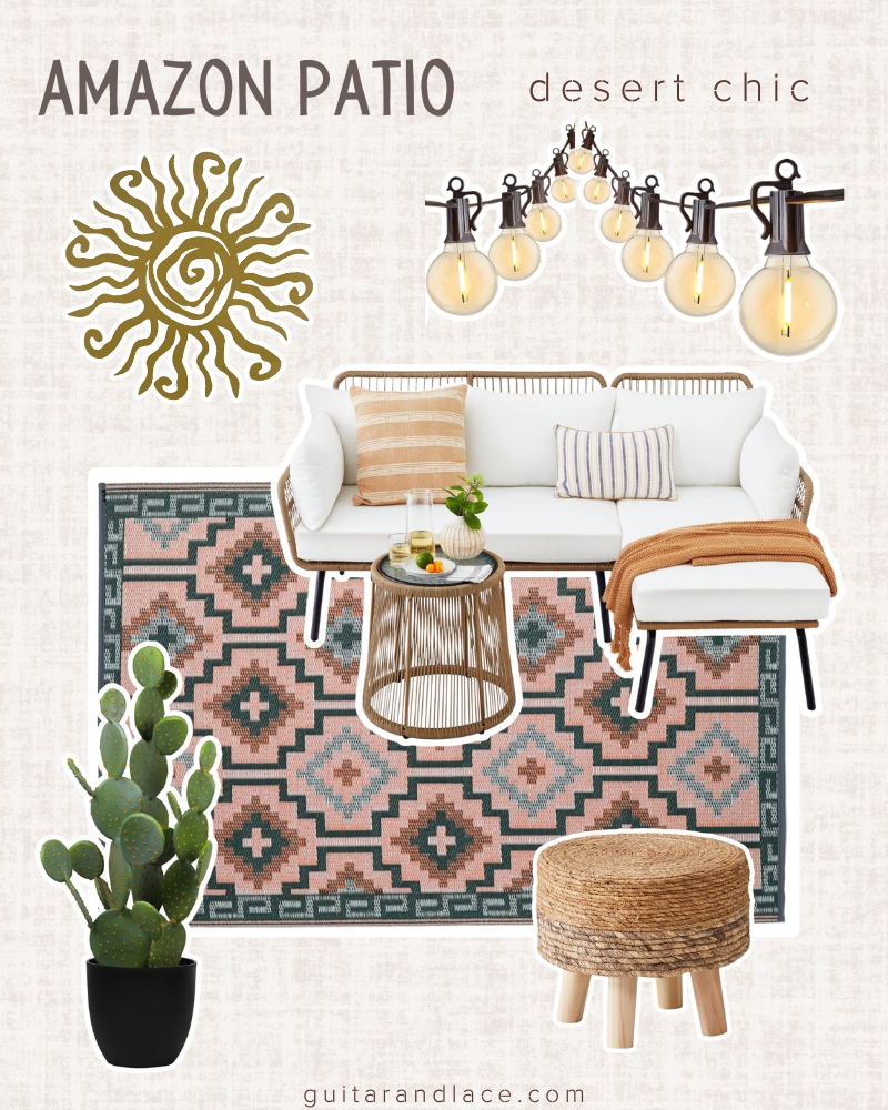 patio decor from amazon. patio decor ideas. patio ideas. small patio ideas. southwest patio decor. arizona patio decor ideas. texas patio ideas. desert patio decor.