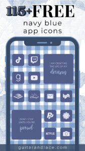 free navy blue app icon set. free navy blue aesthetic app icons. navy blue phone aesthetic. navy blue ios app icons.
