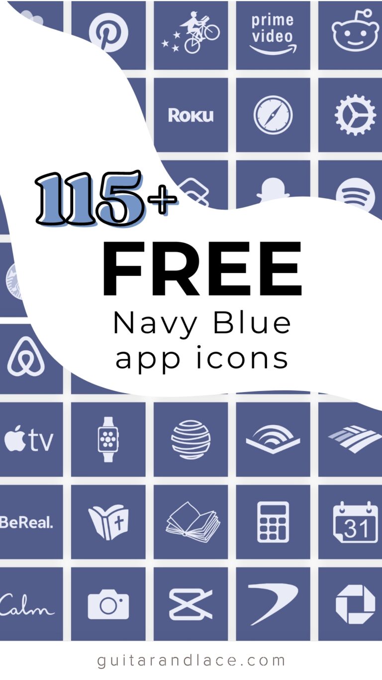 115+ Free Navy Blue App Icons for your phone & ipad