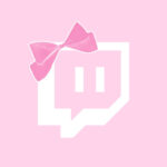 twitch free pink bow app icons