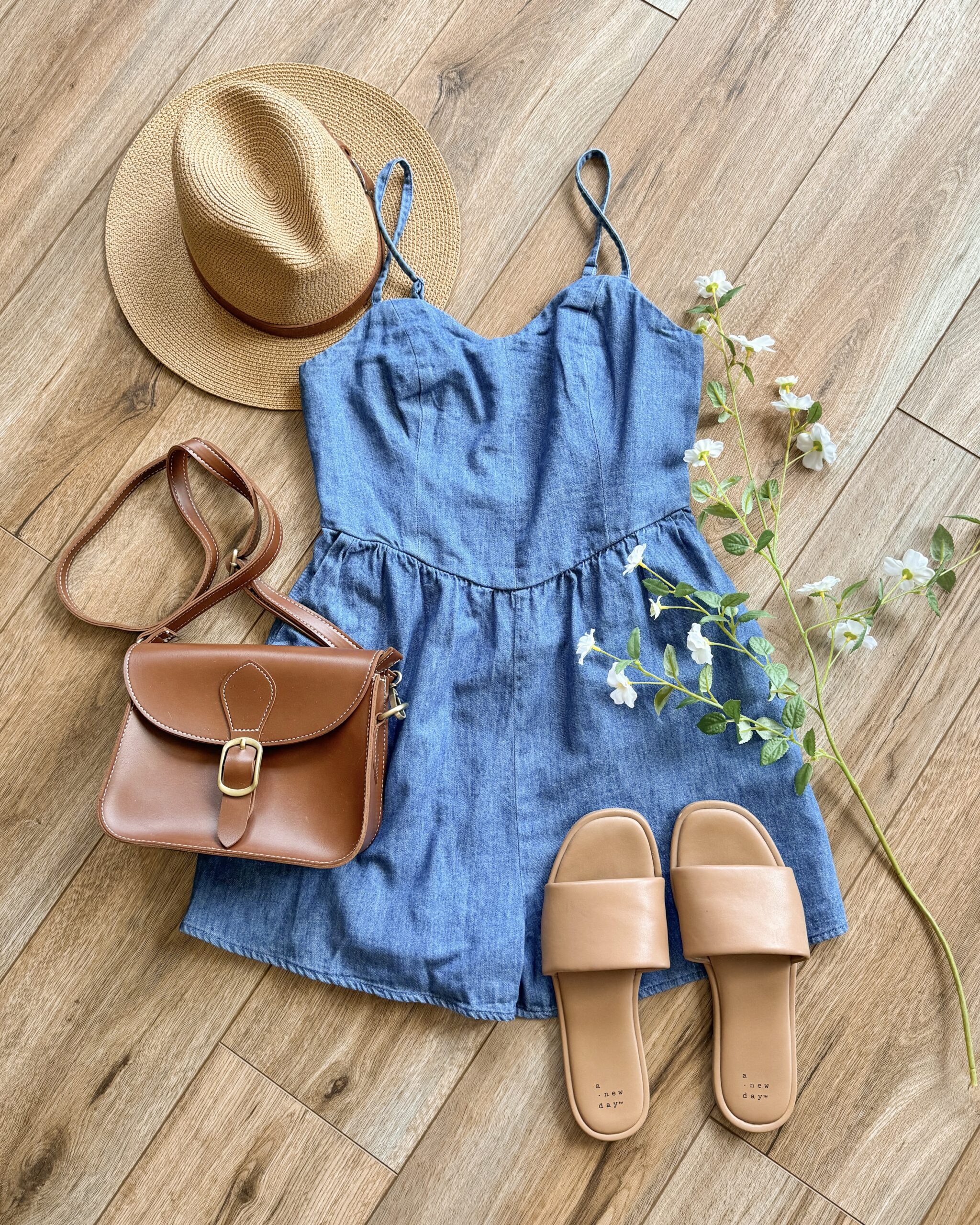 denim romper. jean romper. 4th of july outfit ideas. summer outfits