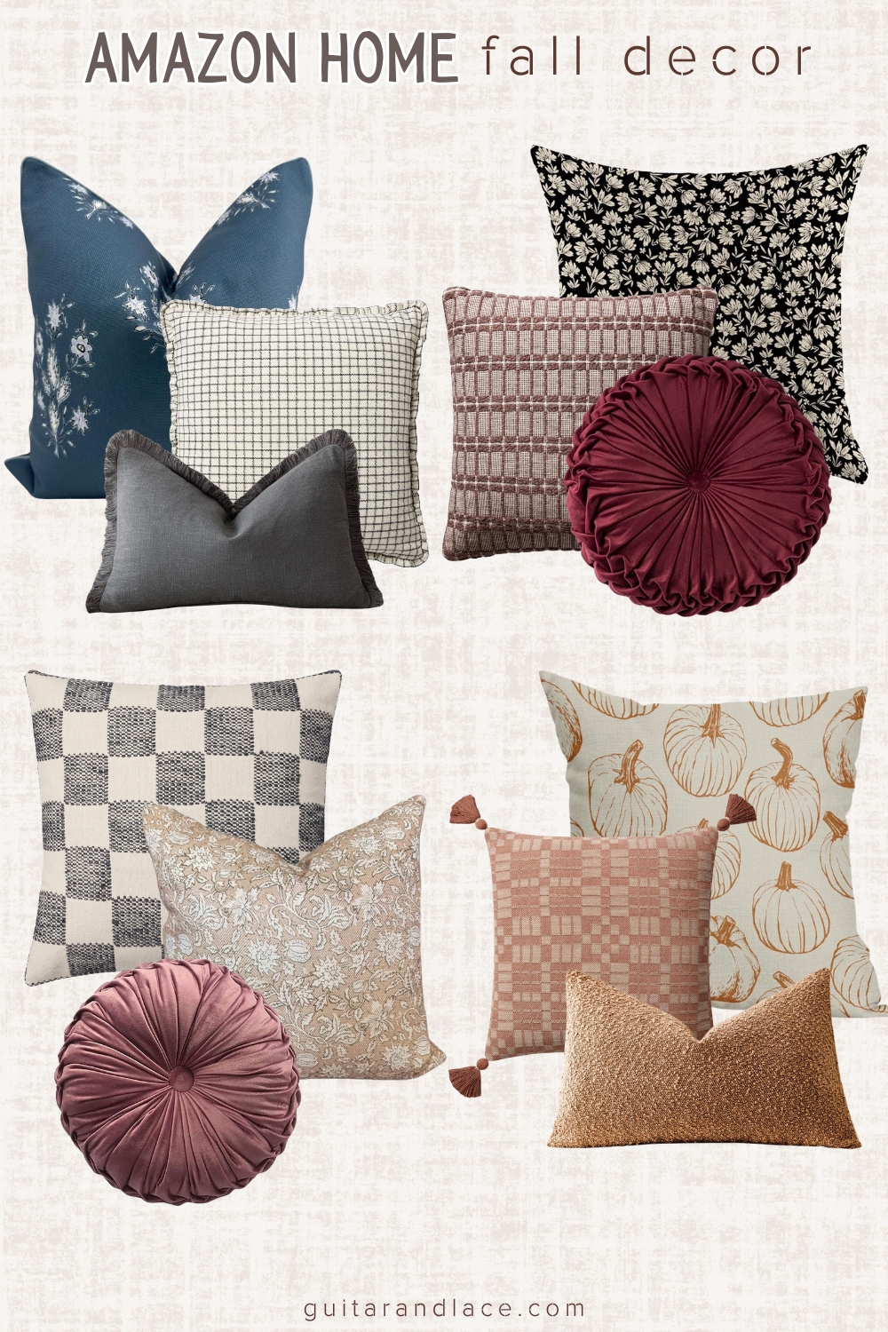 amazon throw pillows. fall throw pillows. throw pillow combos. floral throw pillows. moody throw pillow colors. fall decor