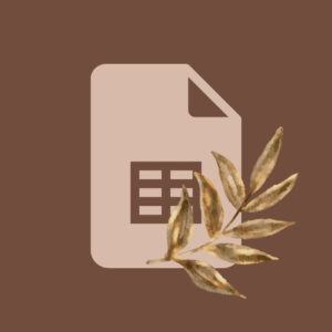 Google sheets fall app icons
