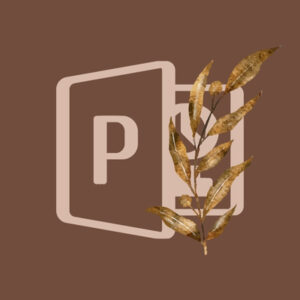 Microsoft Powerpoint fall app icons