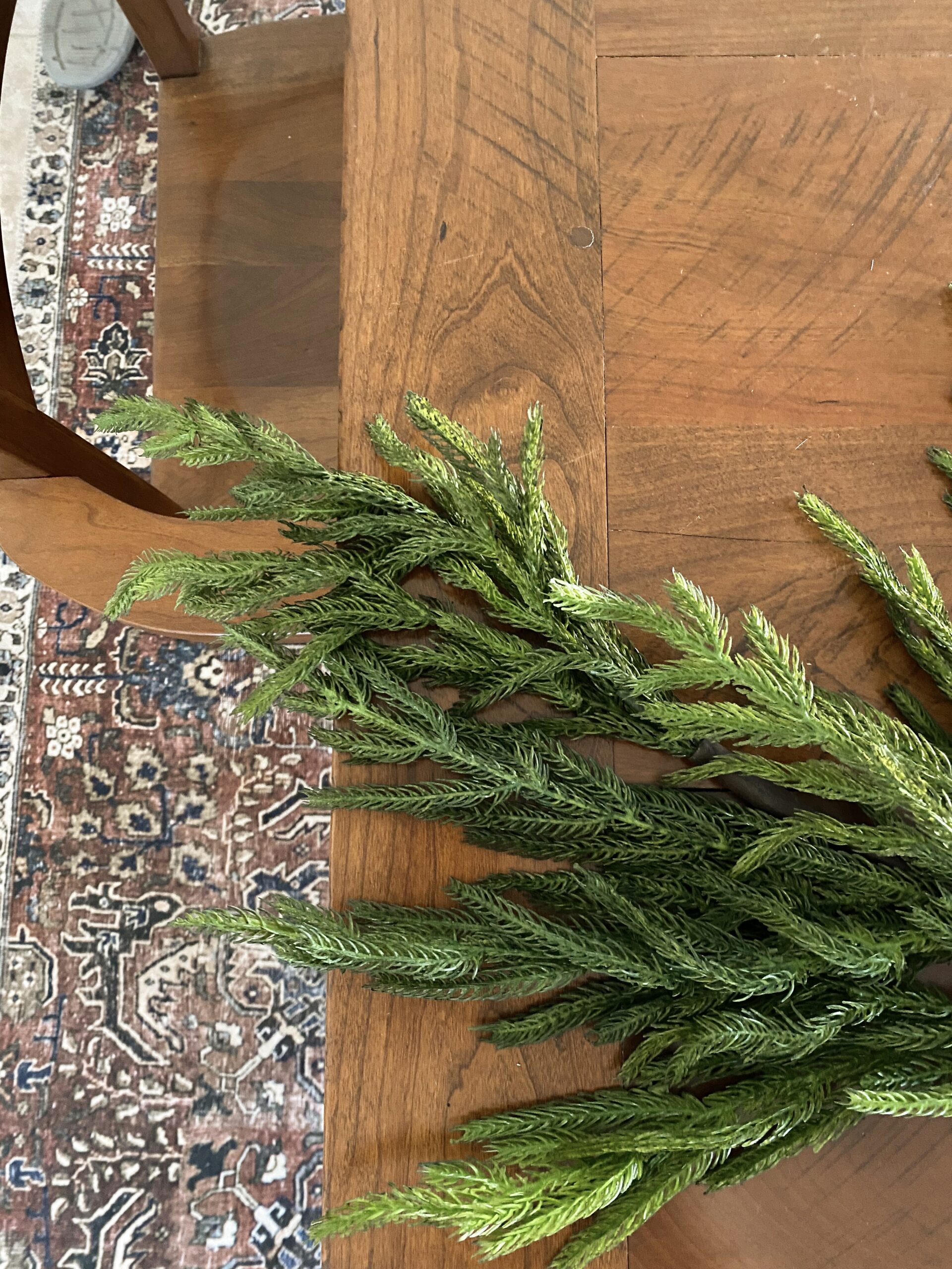 realistic christmas garland. afloral real touch norfolk christmas garland. cedar garland. the best christmas garland.