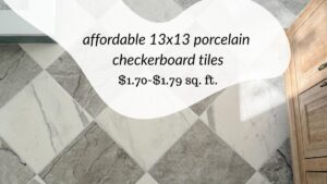 checkerboard floor. checkerboard tile floor. checkered tile floor. affordable checkerboard tile. checkerboard porcelain tile. bathroom with checkerboard floor.