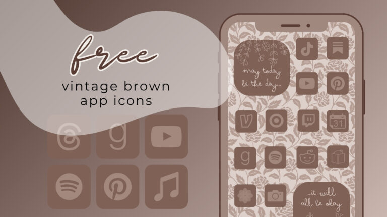 free brown aesthetic app icons. brown app icons for iphone, android, ipad. brown app icon pack. free brown app icons. neutral app icons