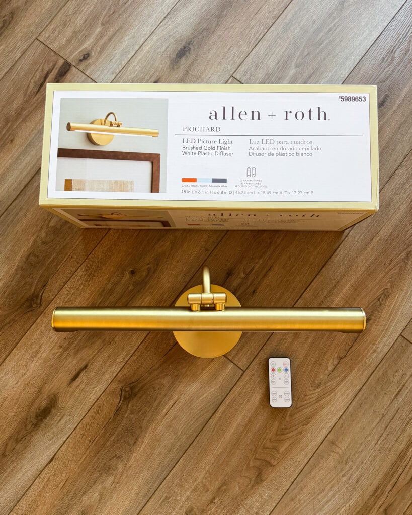 lowes battery operated picture light