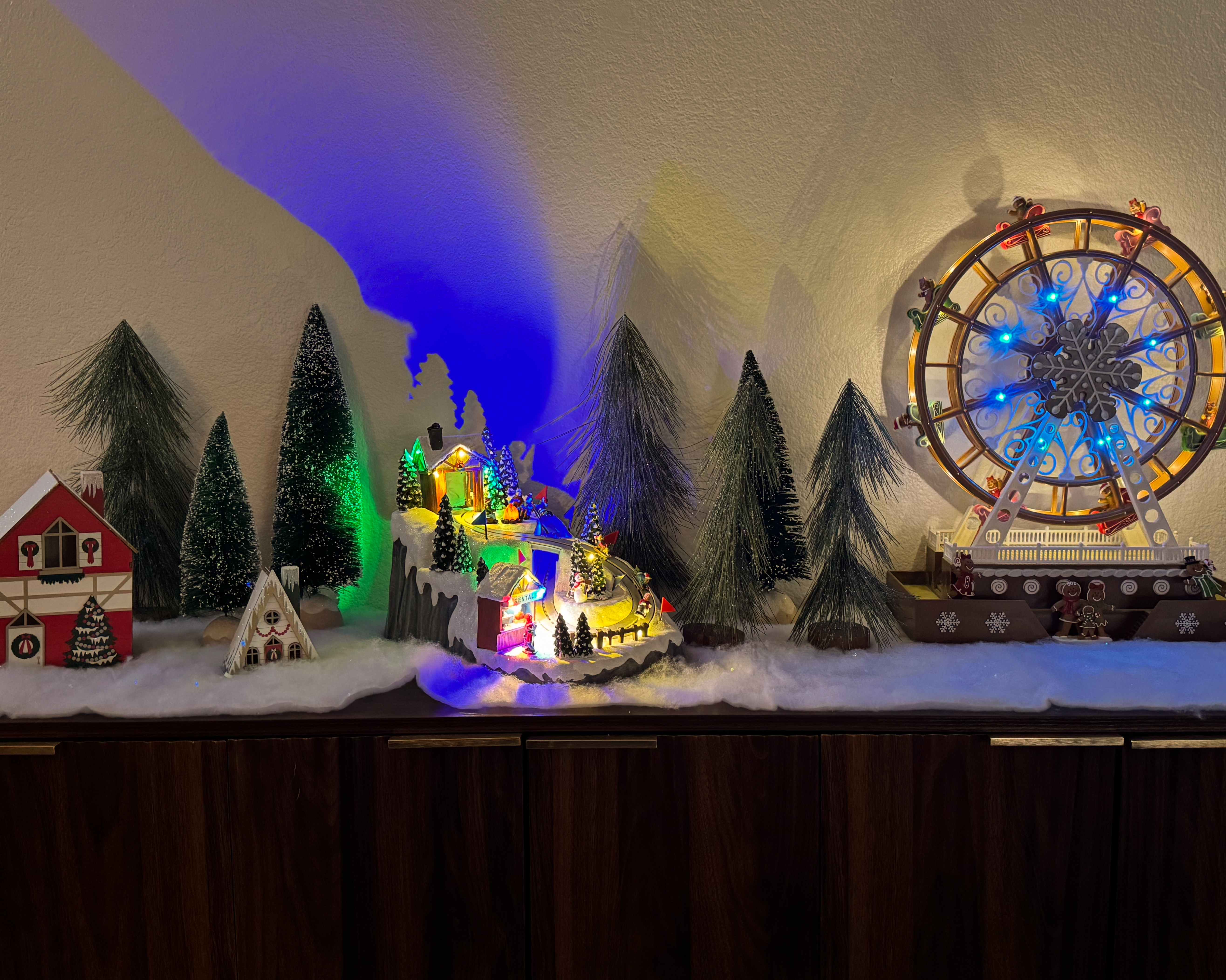 christmas village ferris wheel