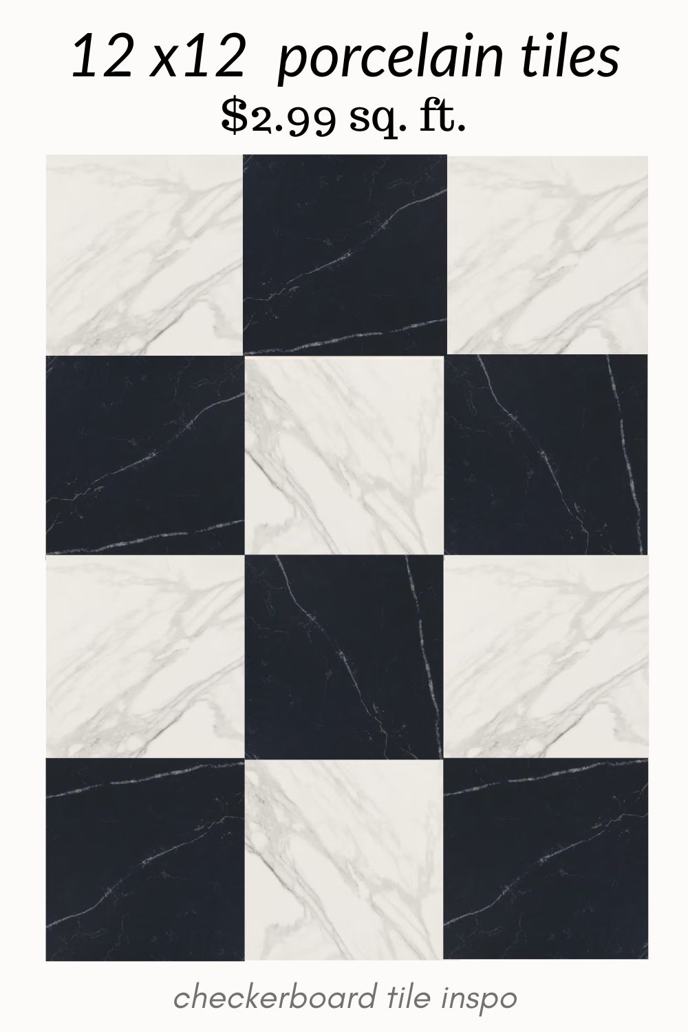 black and cream checkerboard tile. black and white checkerboard tile. black check tiles. checkered tiles. classic checkered tiles. affordable checkerboard tiles. where to buy checkerboard tiles