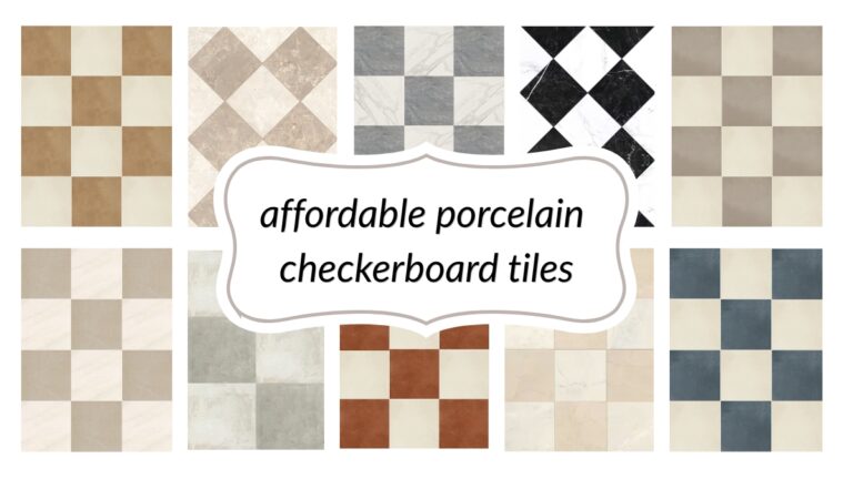 affordable checkerboard tiles. beige and white checkerboard tile. beige and white checkered tile. white and tan checkered tile. neutral checkerboard tile. 12x12 checkerboard tile. tan and white marble look checkerboard tile.
