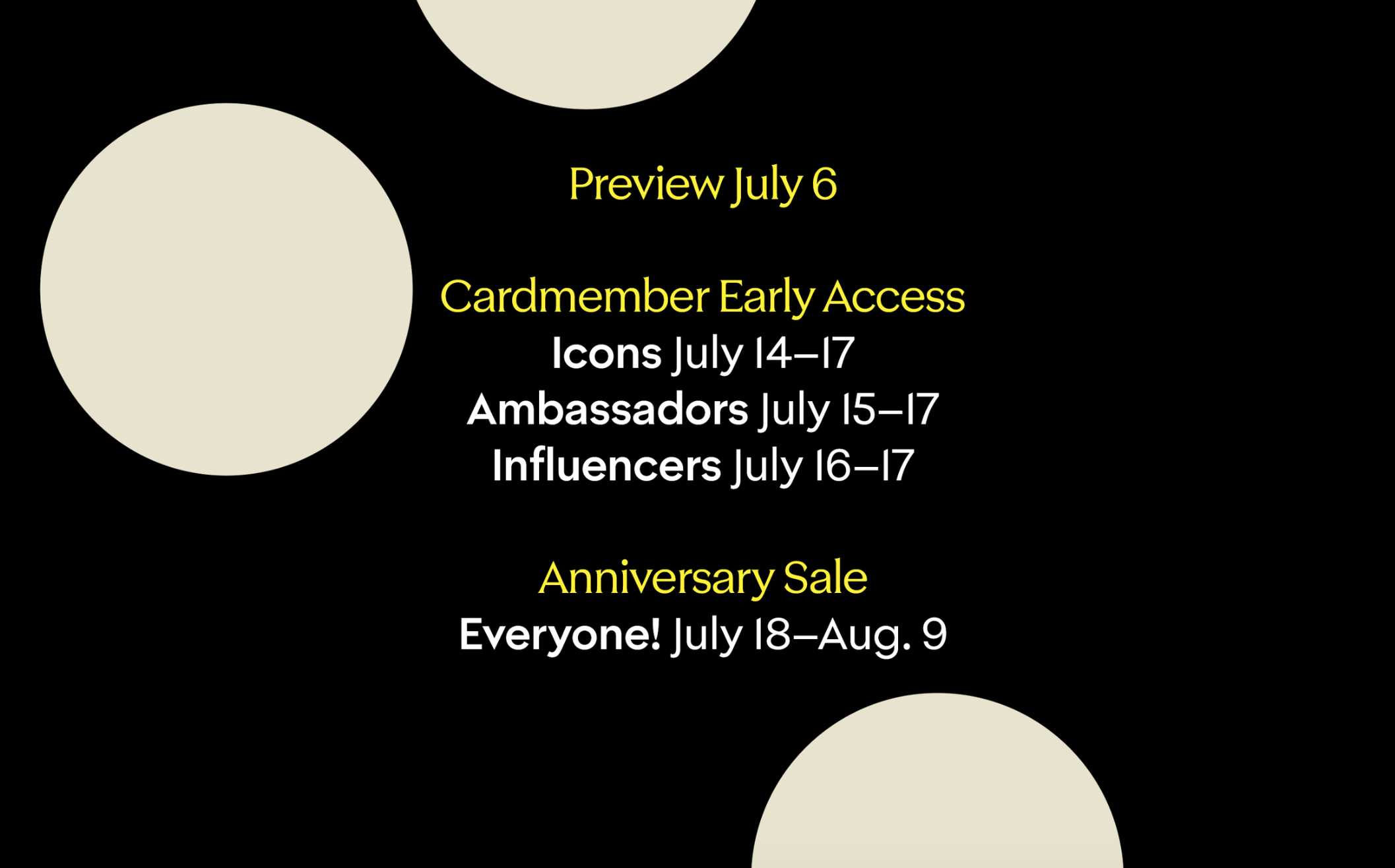 nordstrom anniversary sale 2026 dates